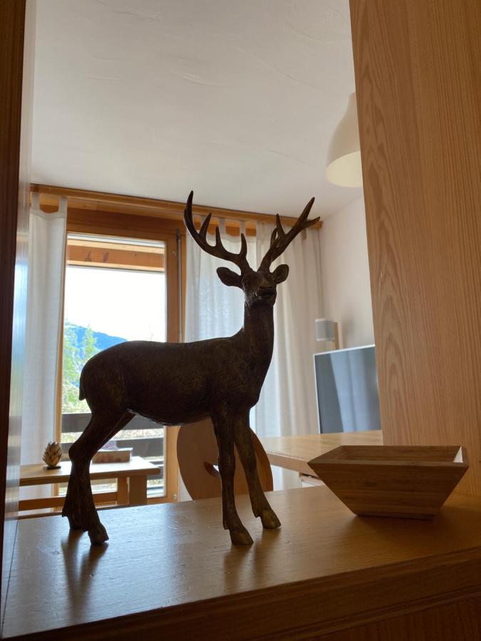 Moderne Ferienwohnung In Laax - Modern Apartment In ラア エクステリア 写真